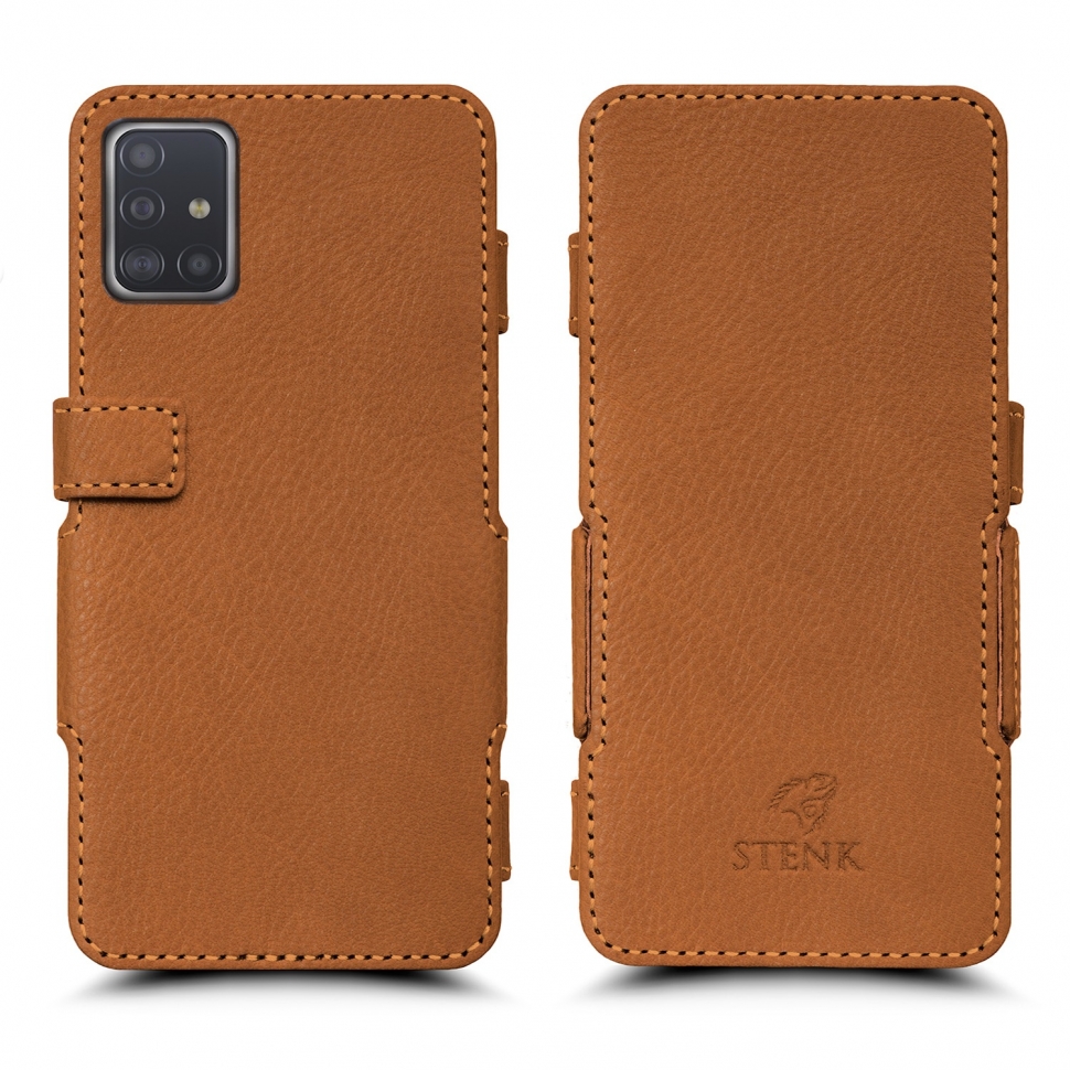 

Чехол книжка Stenk Prime для Samsung Galaxy A51 Camel