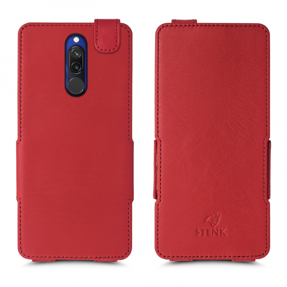 

Чехол флип Stenk Prime для Xiaomi Redmi 8 Красный