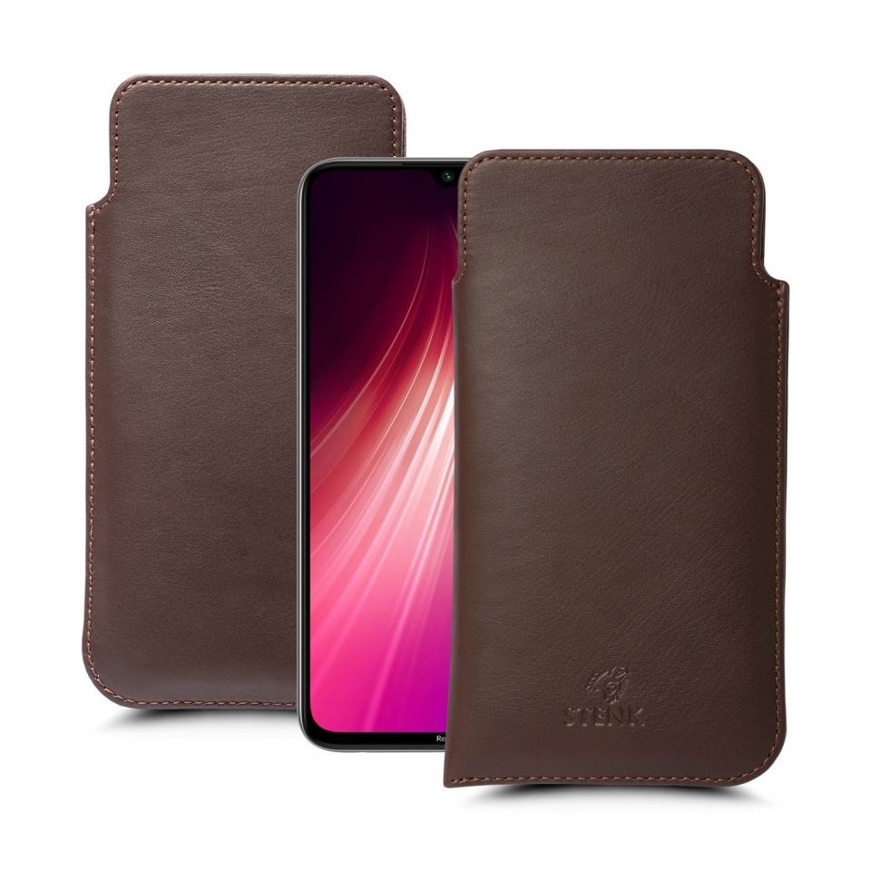 

Футляр Stenk Elegance для Xiaomi Redmi Note 8 Коричневый