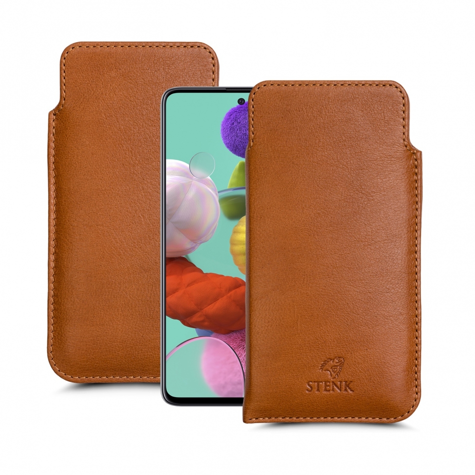 

Футляр Stenk Elegance для Samsung Galaxy A51 Camel