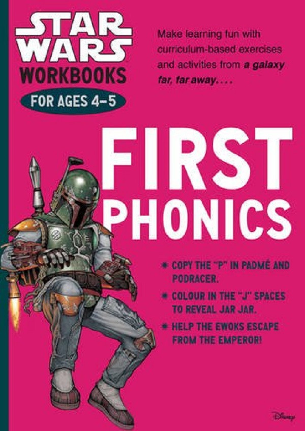 

Star Wars Workbooks. First Phonics - Ages 4-5