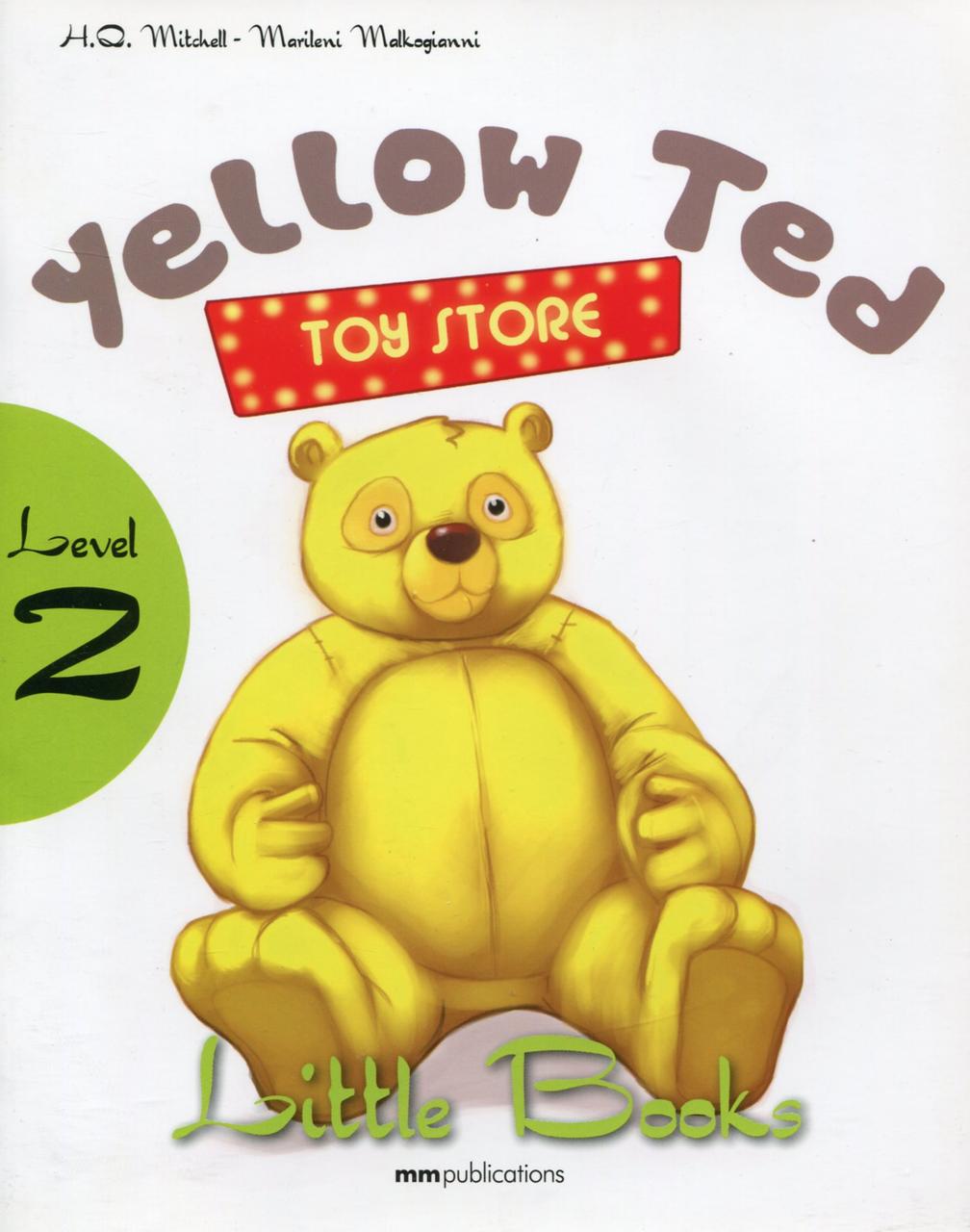 Little english. Book 2 желтый. Книга для чтения желтая. Yellow Ted. Level 2 (+ CD-ROM). Книги издательства Ted books.