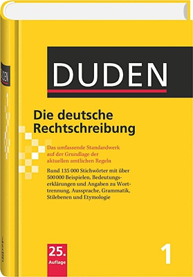 

Duden 1. Die deutsche Rechtschreibung