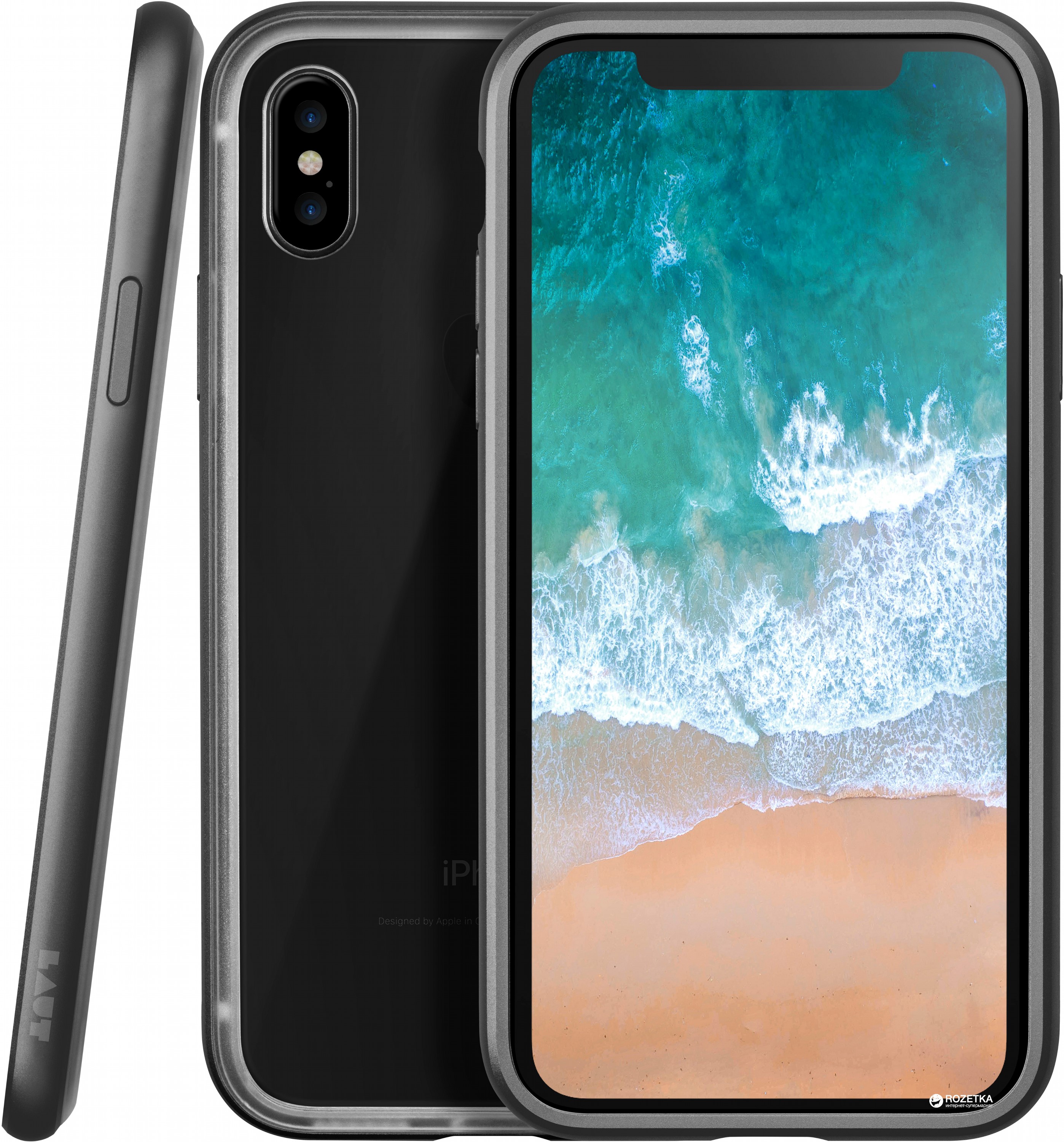 

Панель Laut Exo-frame для Apple iPhone X/Xs Matt Black