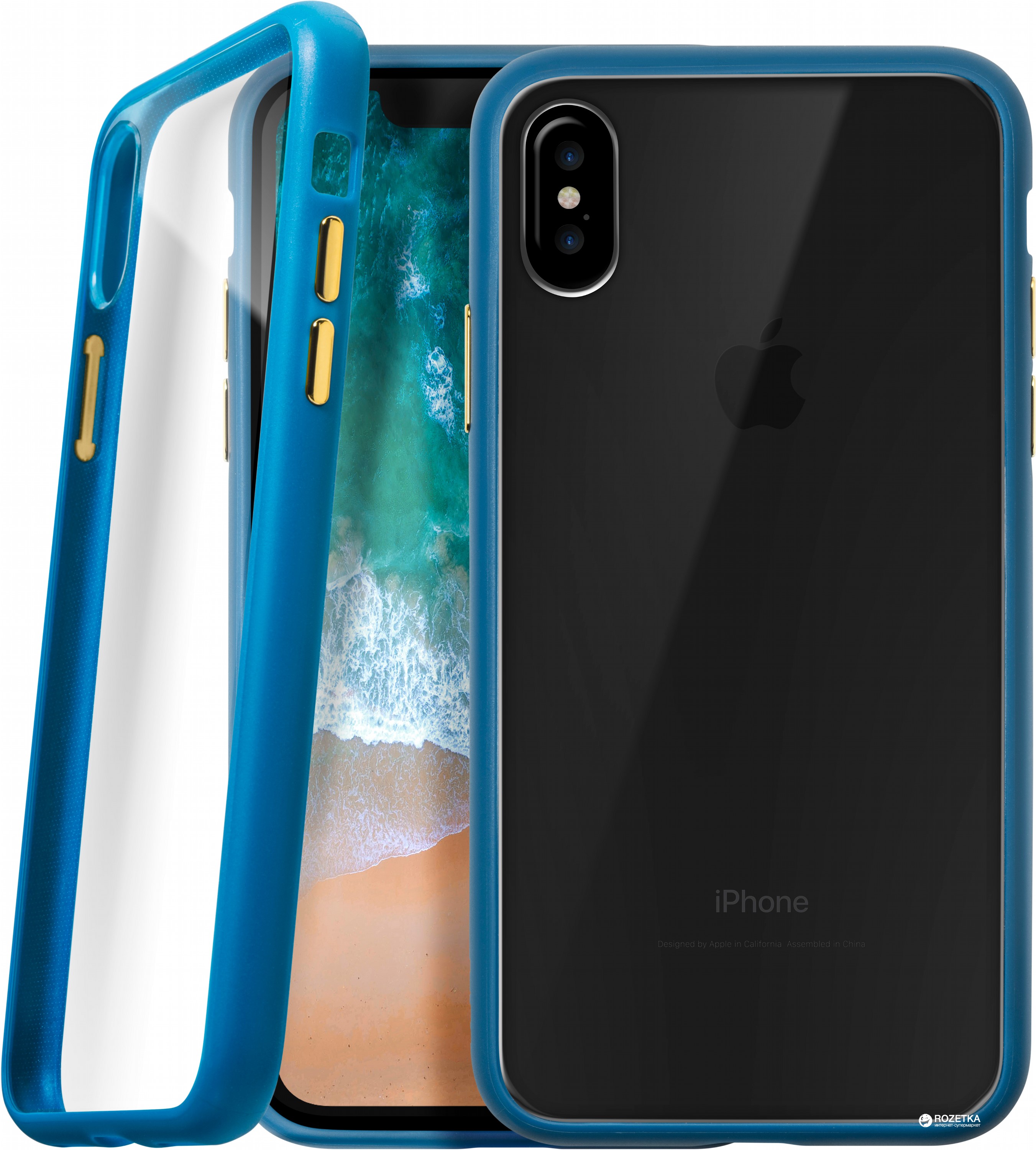 

Панель Laut Accents для Apple iPhone X Petrol Blue
