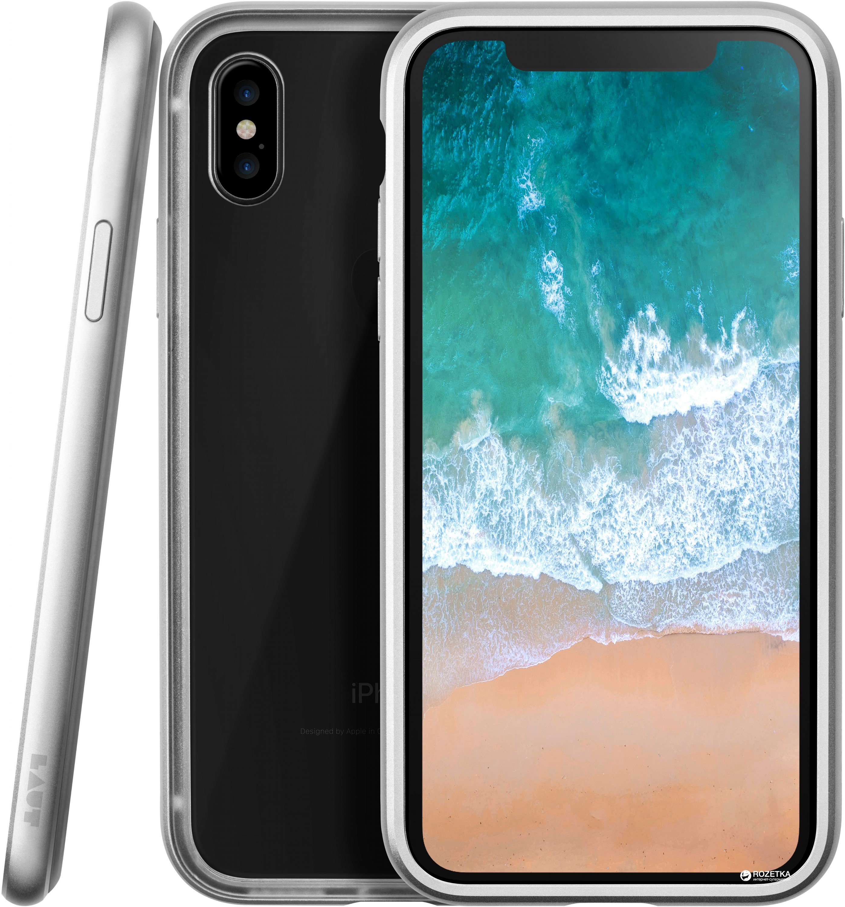 

Панель Laut Exo-frame для Apple iPhone X/Xs Silver