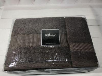 

Набор махровых полотенец 3шт. Soft cotton DELUXE 2