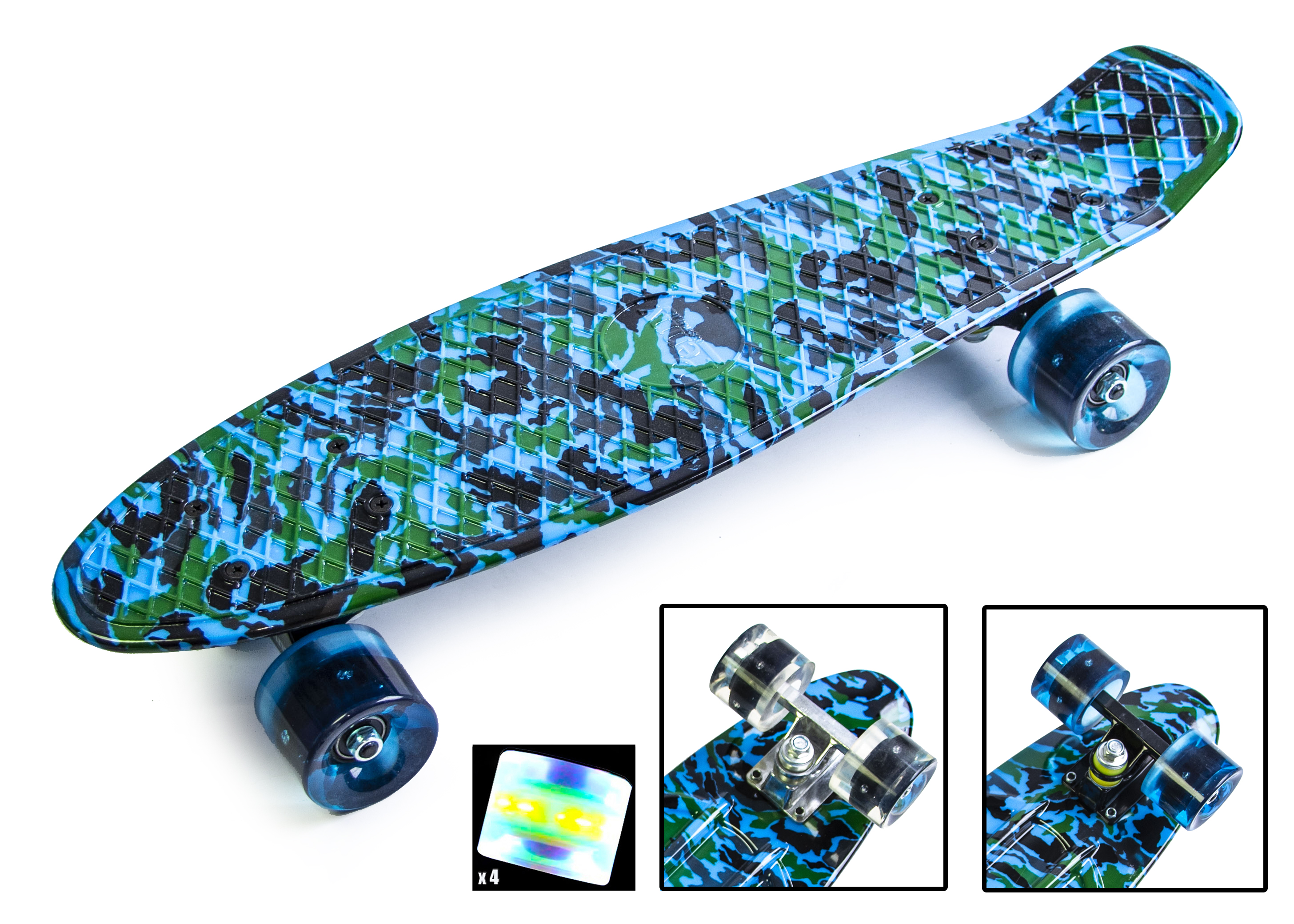

Penny Board "Military 2" Светящиеся колеса
