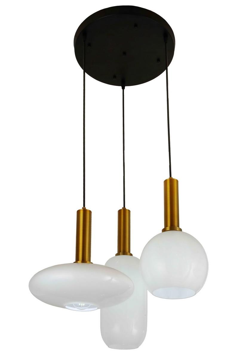 

Люстра в стиле лофт Levistella 1617-3 BK+WH