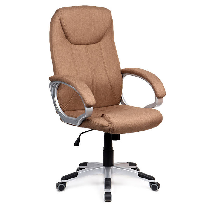 

Офисное кресло Austin BL brown с механизмом Tilt, пластик серый/ткань коричневый цвет Goodwin