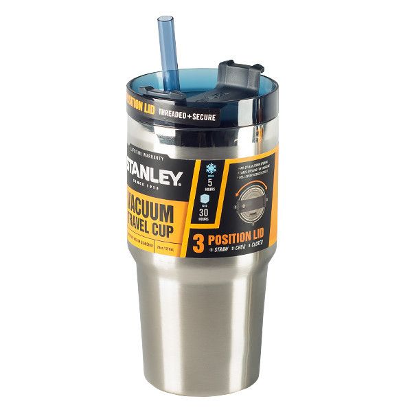 

Термокружка с трубочкой Stanley Quencher 0,6л стальная 6939236335546