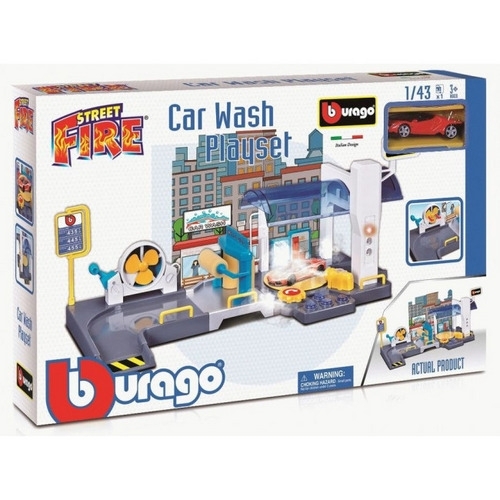 

Игровые наборы Bburago Игровой набор - АВТОМОЙКА 1 машинка, 143 (k37-18-30406)