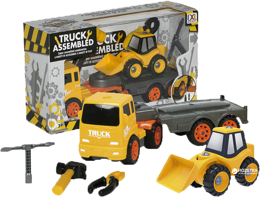 

Игровой набор-конструктор Can Xin Long Трейлер и Бульдозер (CXL200-29A) (5102681160303)