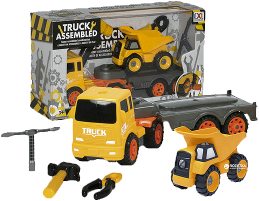 

Игровой набор-конструктор Can Xin Long Трейлер и Самосвал (CXL200-29C) (5102681160327)