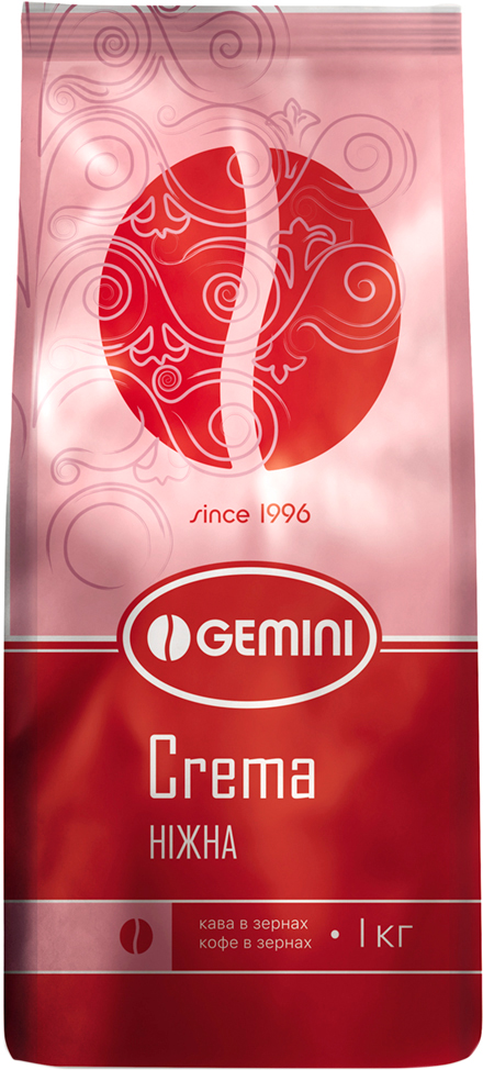 Акція на Кофе зерновой Gemini Сrema 1 кг (4820156430966) від Rozetka UA