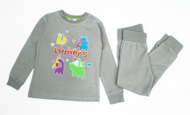 

Піжама KidsCouture Інтерлок 116 см Сірий