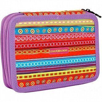 

Пенал Cool For School Tracery 2 отделения Разноцветный (CF85942)