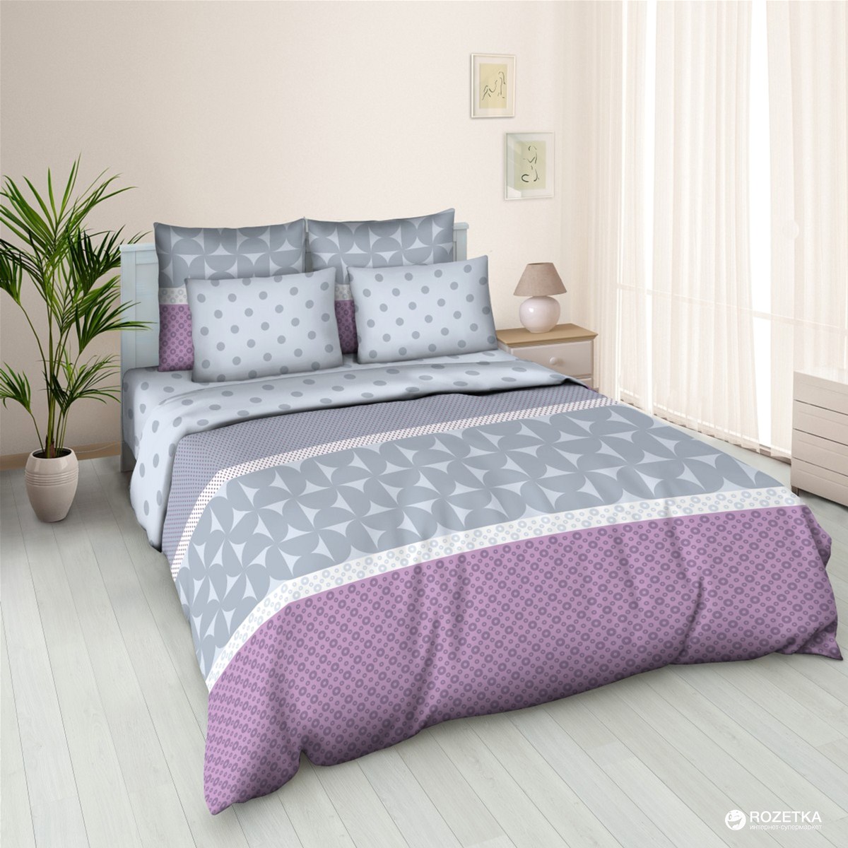 

Комплект постельного белья Novita Бязь 5640-1 150х215 см