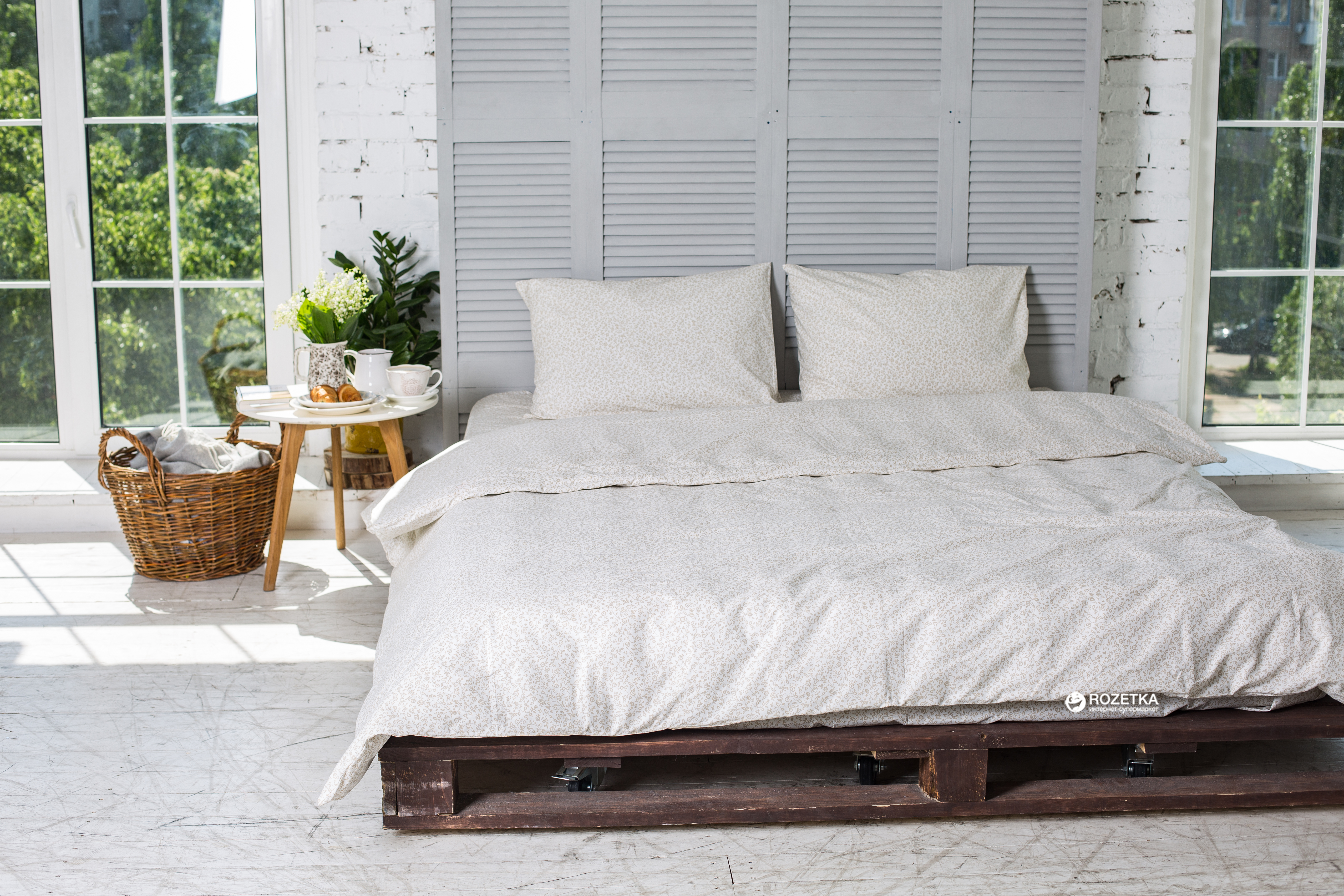 

Комплект постельного белья Novita Ранфорс 40-0968 White 150х215 см