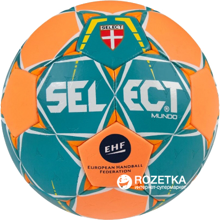 

Мяч гандбольный Select Mundo New №2 Green-Orange (5703543150687)