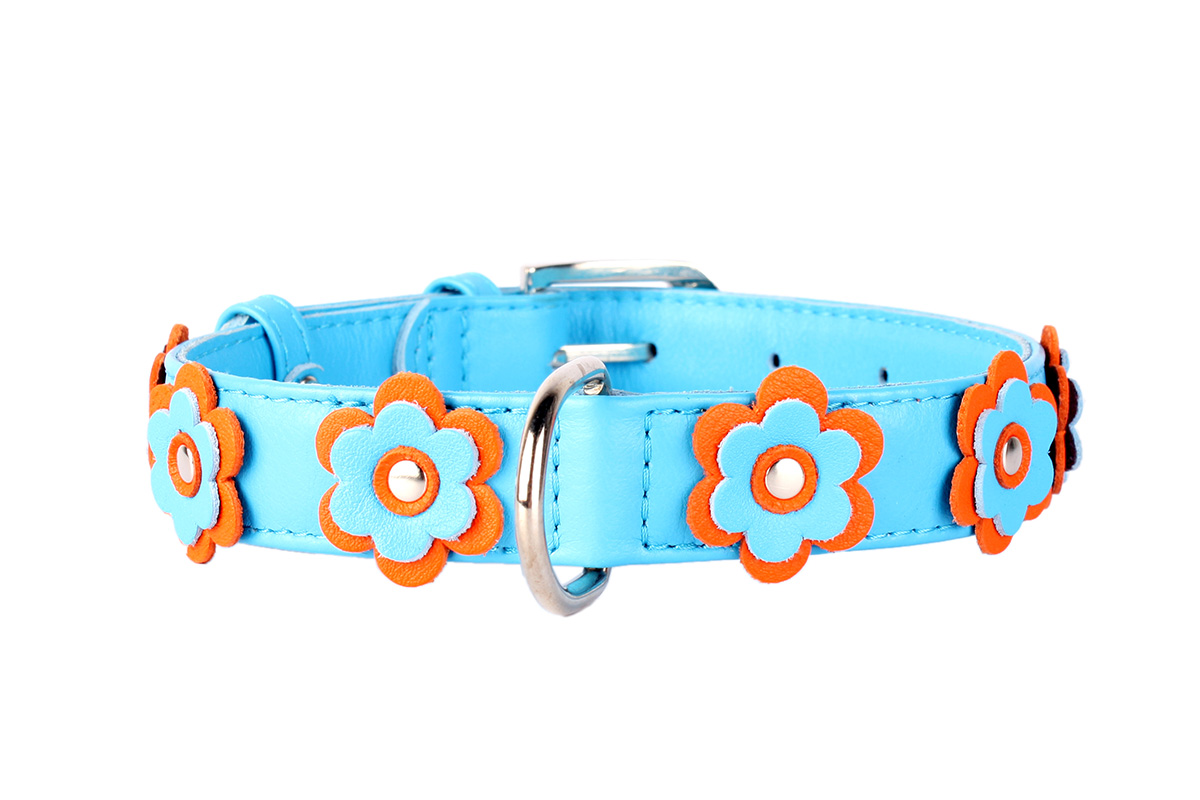 

Ошейник Collar Glamour с украшением Аппликация 46-60 см 35 мм Голубой (35042)