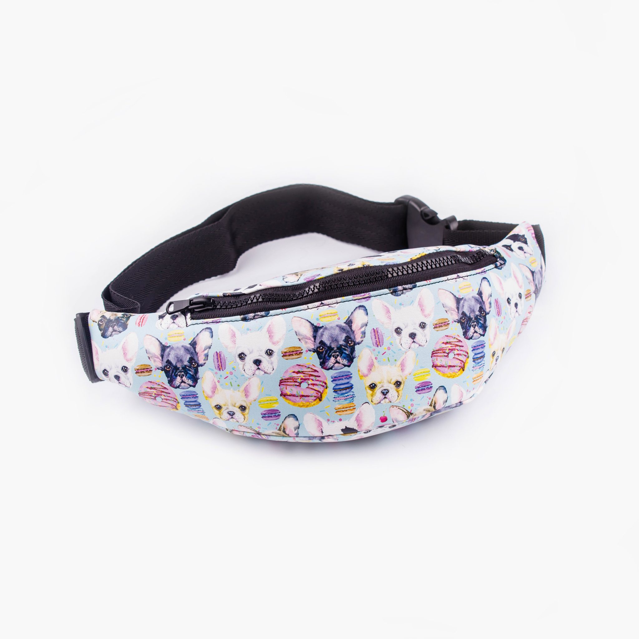 

Сумка на пояс Фабрика подарков Женская поясная сумка (бананка) - French Bulldog Blue