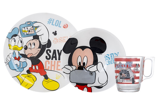 

Детский набор 3 предмета Disney Party Mickey Luminarc N5278