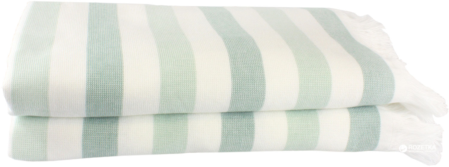 

Полотенце Hobby Stripe Peshtemal 70x140 см Мятное