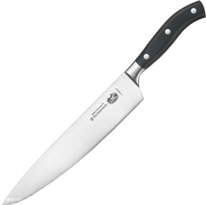 Профессиональный нож Victorinox Forged Сhef's шеф-повар 25 см Черный (7 .