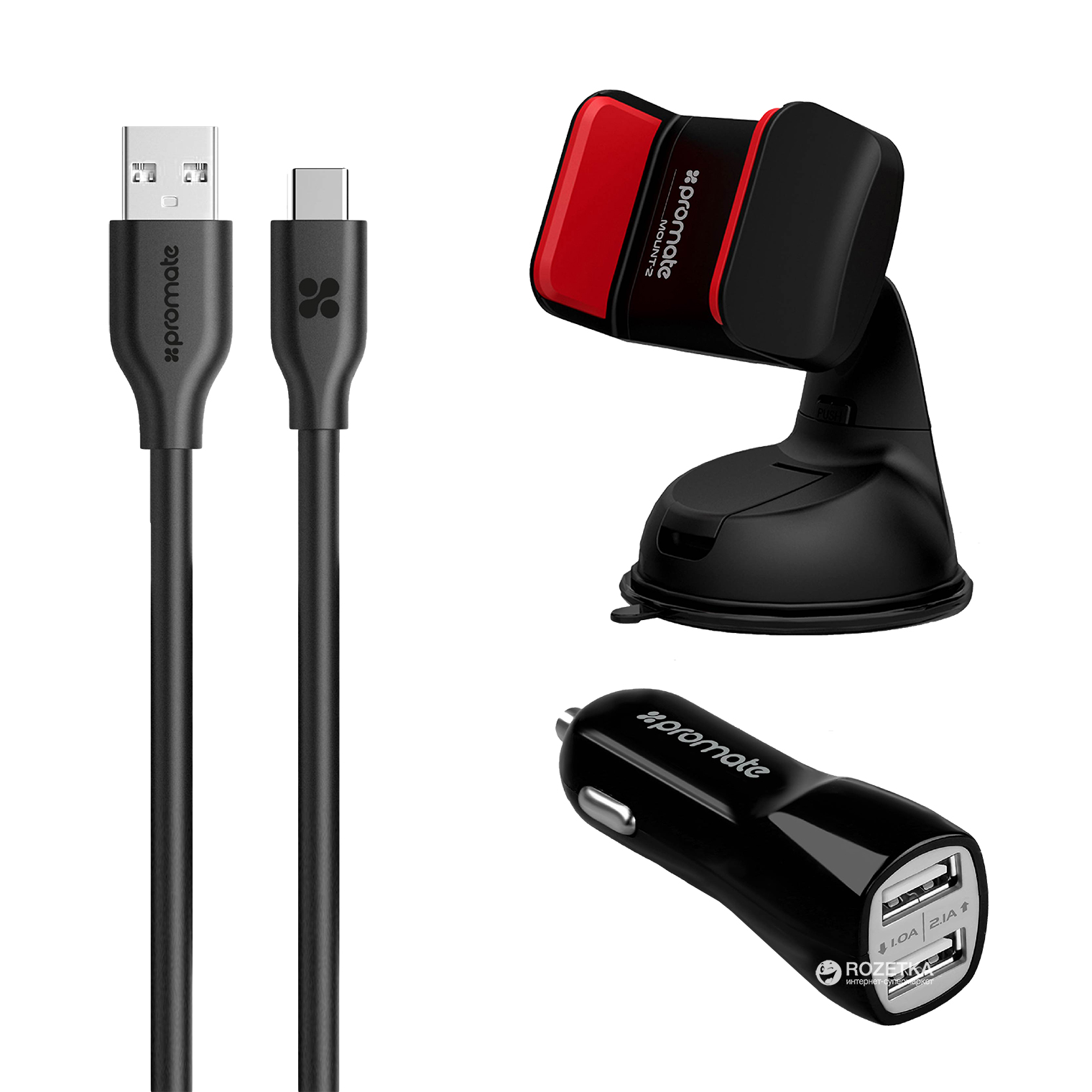 

Автодержатель для телефона Promate AutoKit-HM Black (autokit-hm.black)