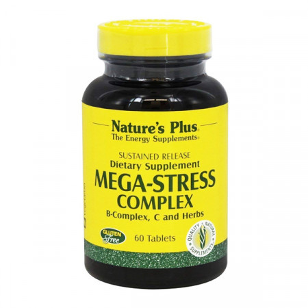 

Комплекс для борьбы со стрессом и поддержания энергии Natures Plus Mega-Stress Complex 60 таблеток (333371)