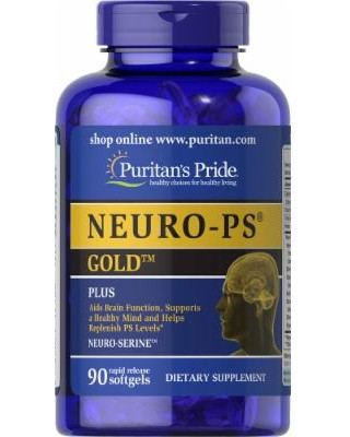 

Препарат для регулирования нервных процессов Puritan's Pride Neuro-PS Gold 90 капсул (333624)