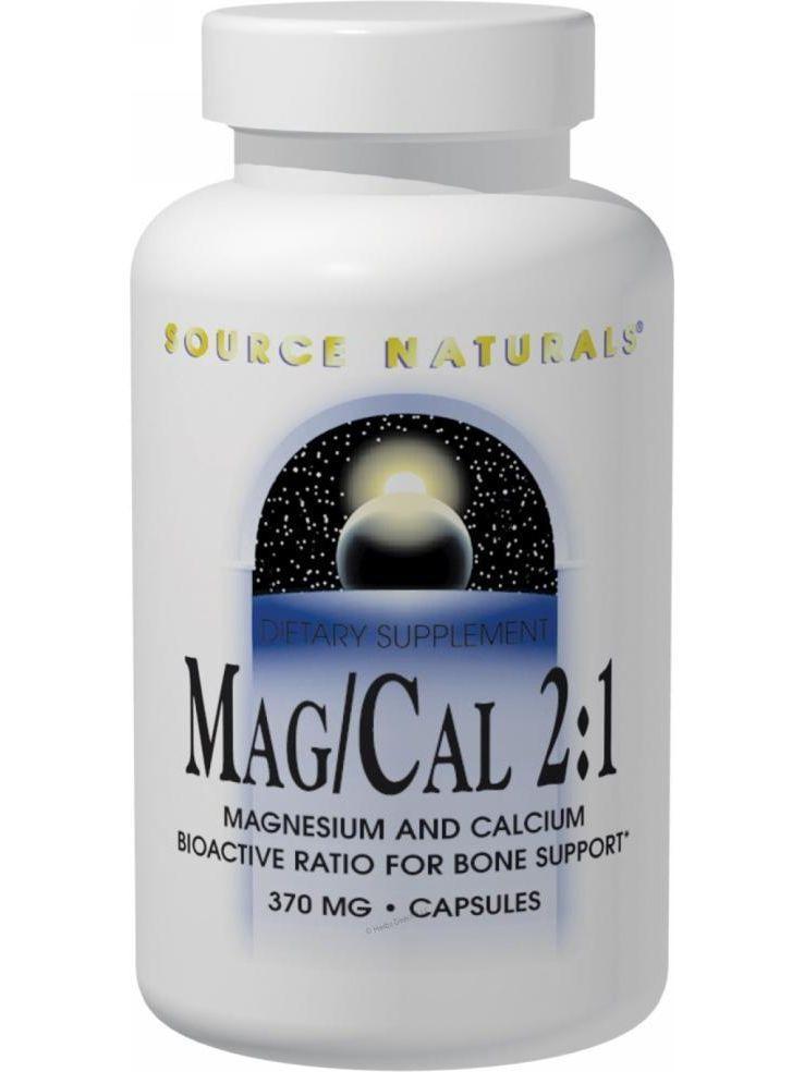 

Витамины Source Naturals Magnesium Calcium 2:1 370 мг 180 капсул (333963)
