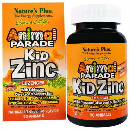 

Цинк для детей Natures Plus Kid Zinc Animal Parade 90 таблеток (333333)