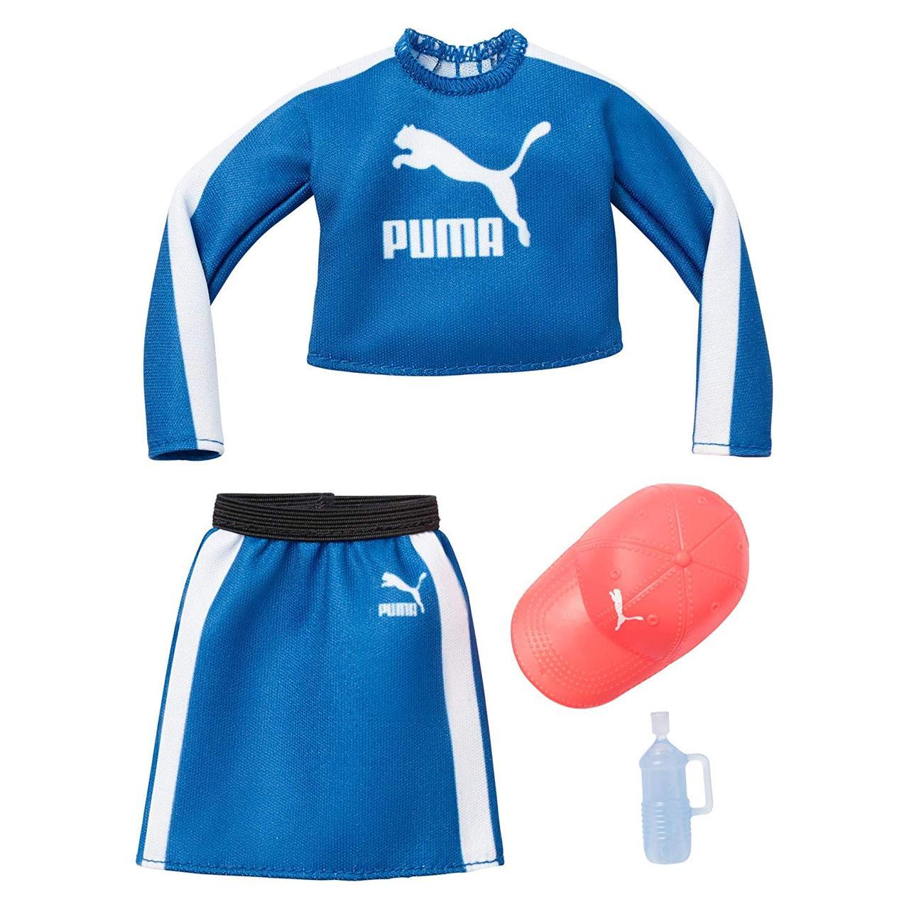 

Барби одежда Barbie GHX82 Clothes: Puma Outfit for Doll with 2 Accessories, Multi