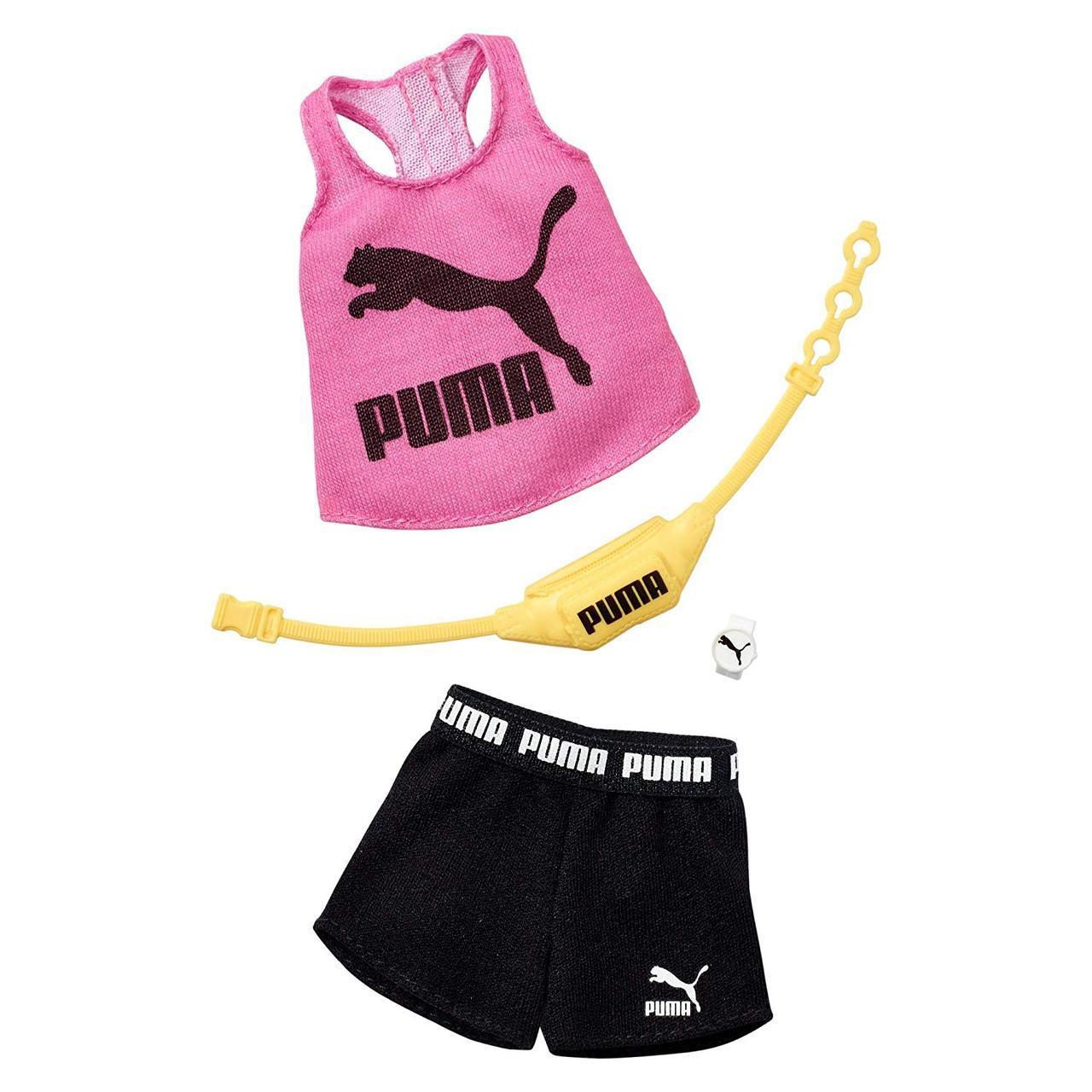 

Барби одежда Barbie Clothes: Puma Outfit Doll with 2 Accessories, Shorts Set