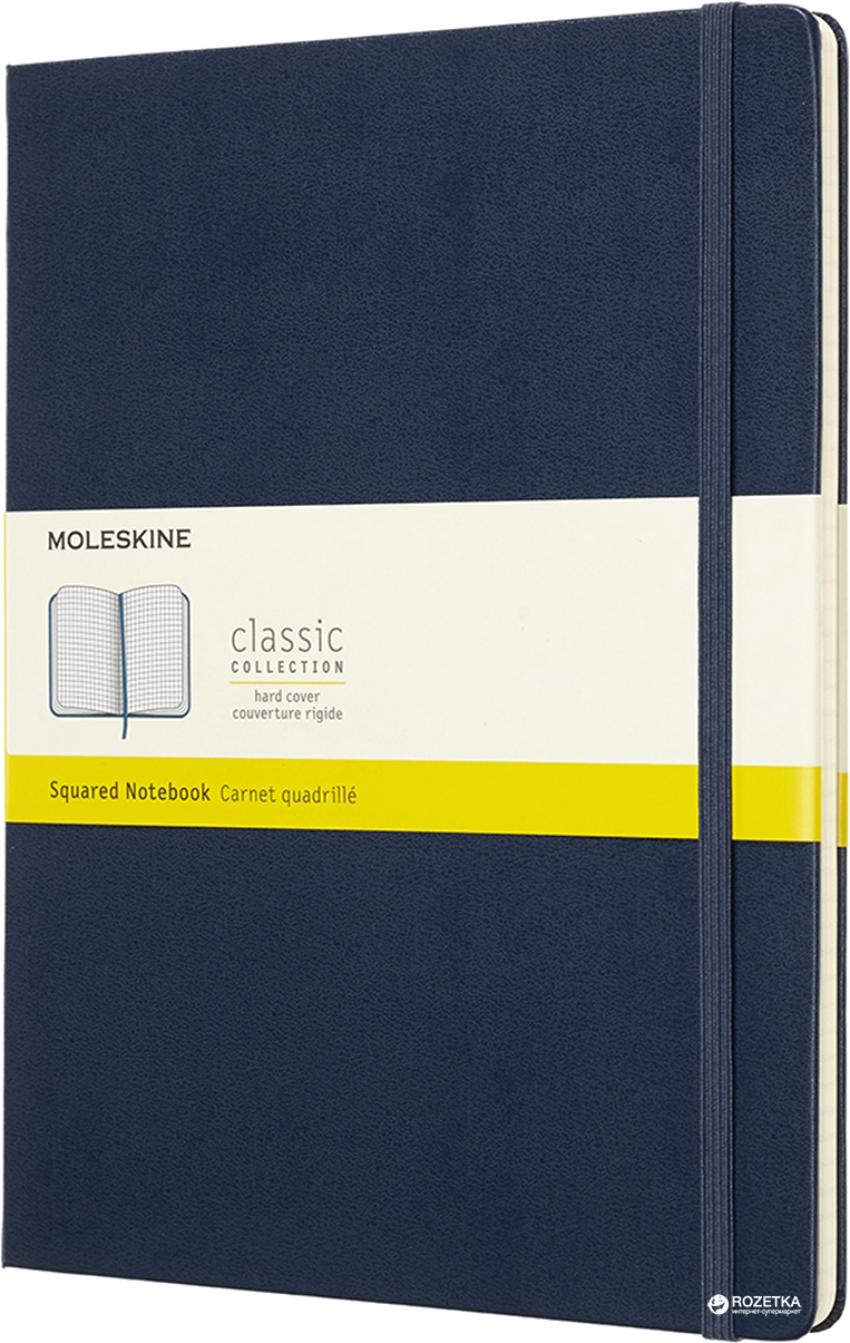 

Записная книга Moleskine Classic 19 x 25 см 192 страницы в клетку Сапфир (8058341715444)