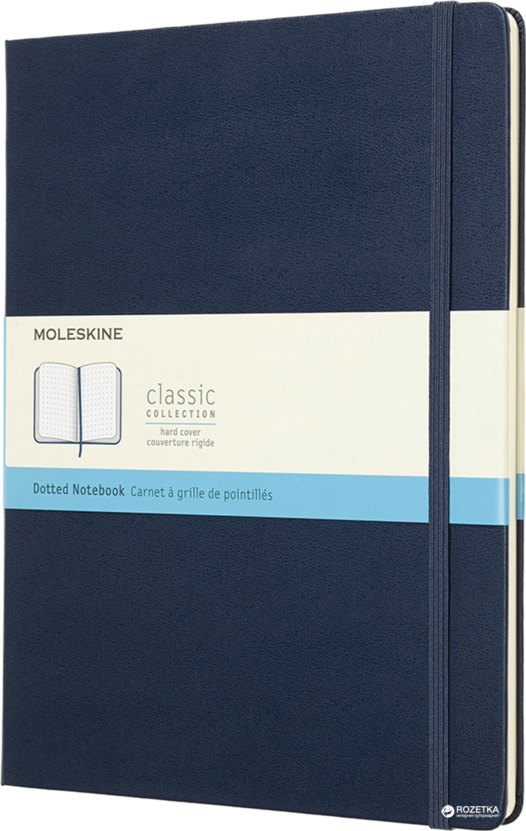 

Записная книга Moleskine Classic 19 x 25 см 192 страницы в точку Сапфир (8058341715451)