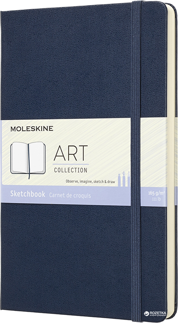 

Записная книга Moleskine Art 13 х 21 см 104 страницы без линовки Сапфир (8058341715611)