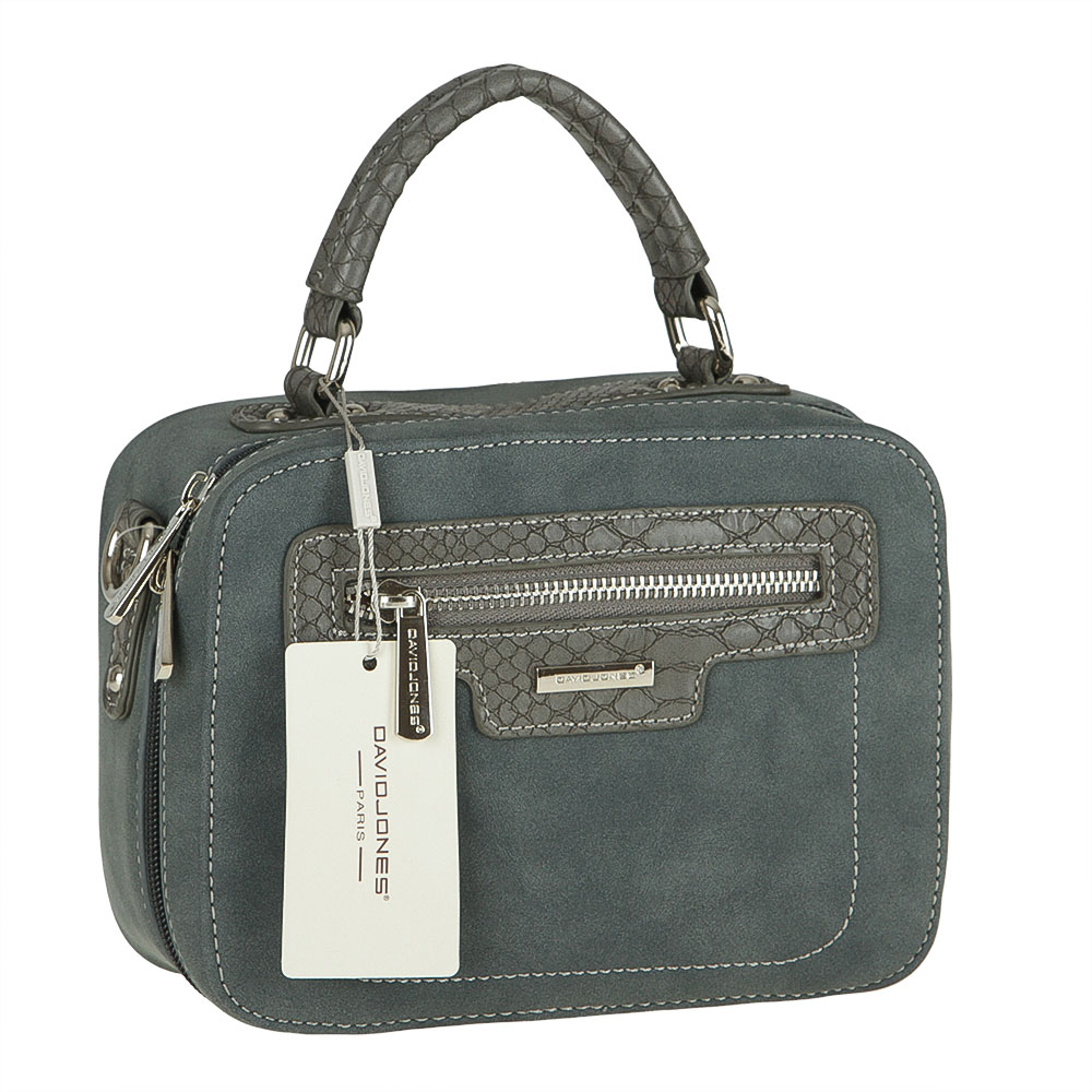 

Женская сумка из экокожи David Jones CM3510 Синий