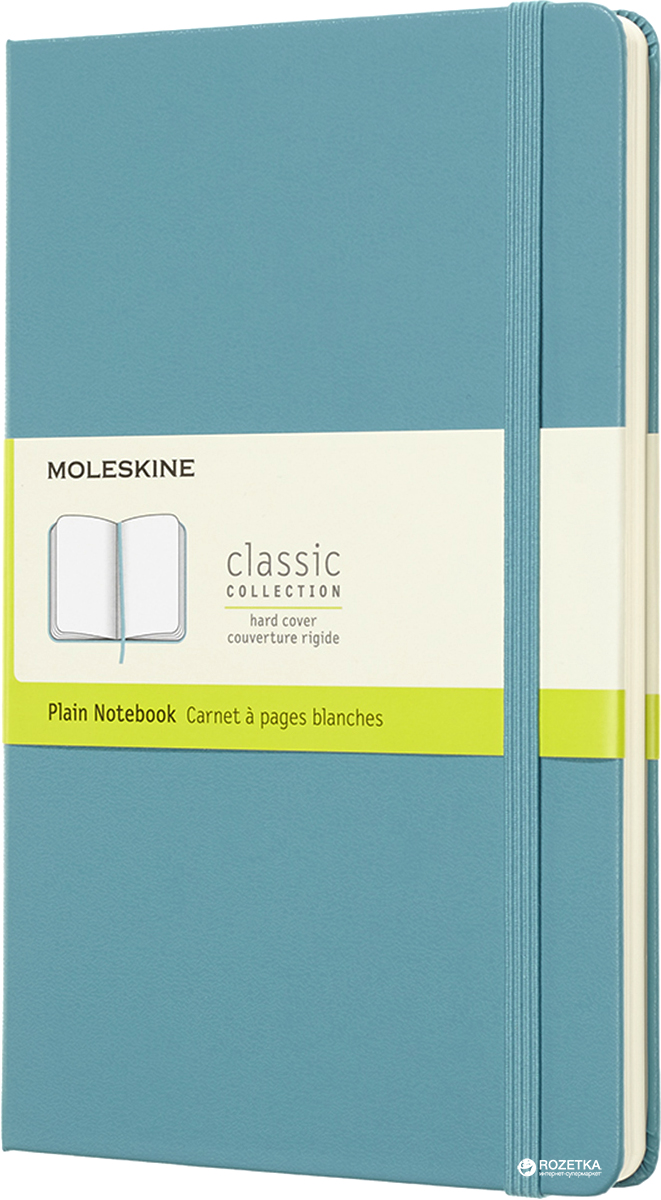 

Записная книга Moleskine Classic 13 х 21 см 240 страниц без линовки Океанский синий (8058341715383)