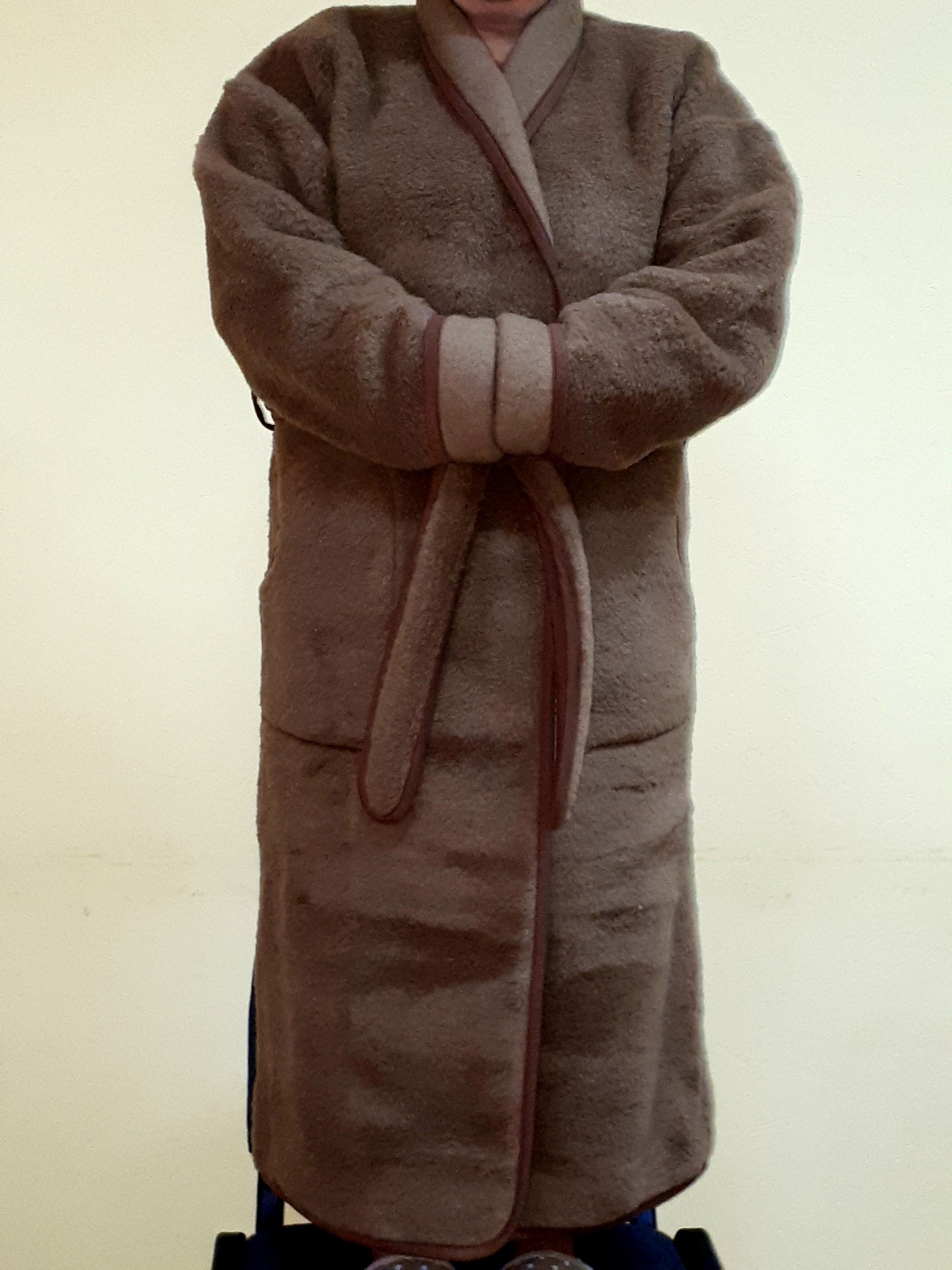 

Халат шерстяной Bavaria Wolltex Company camel XL женский