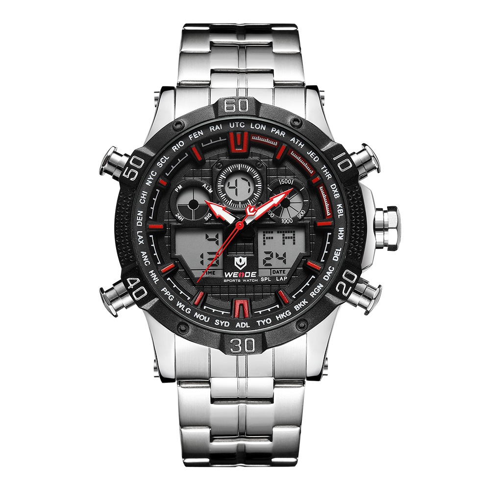 

Мужские часы Weide Timing Black Red