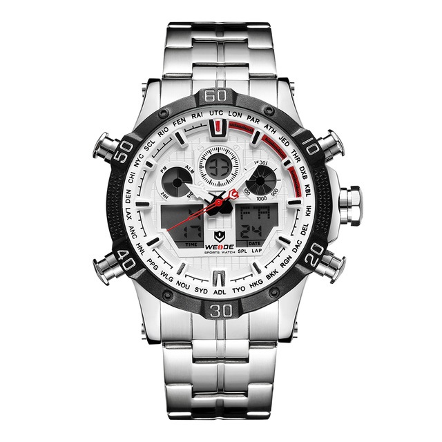 

Мужские часы Weide Timing White