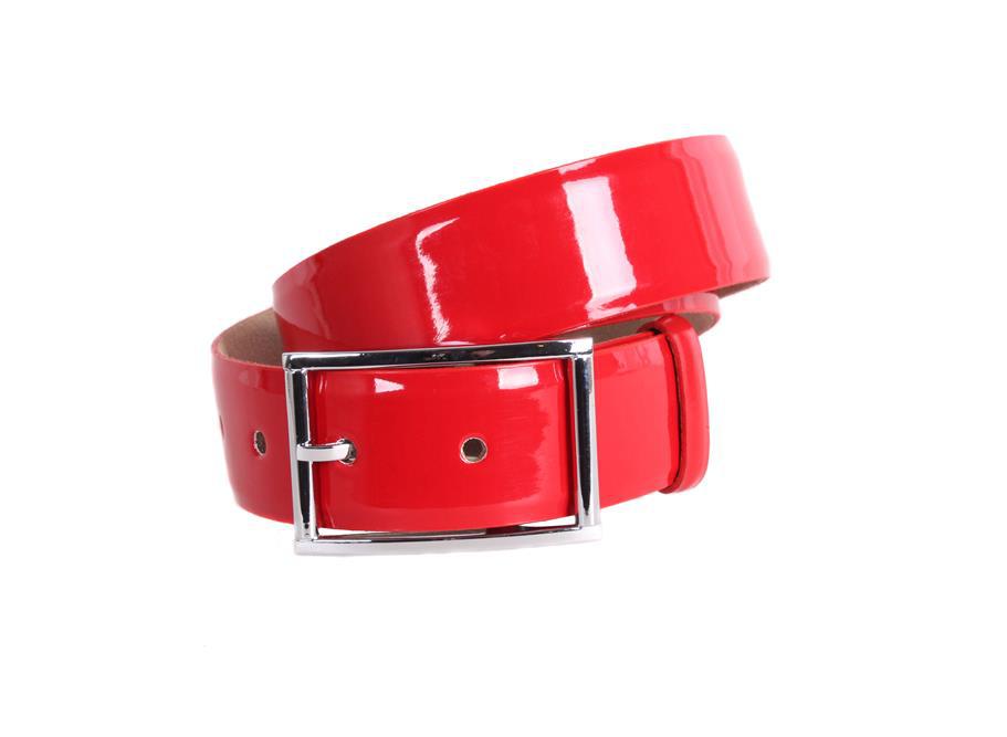 

Женский кожаный ремень Dovhani red100 115-125 см Красный