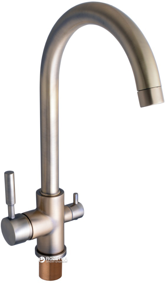 

Смеситель кухонный с подключением к фильтру GLOBUS LUX GLLR-0333 BRONZE
