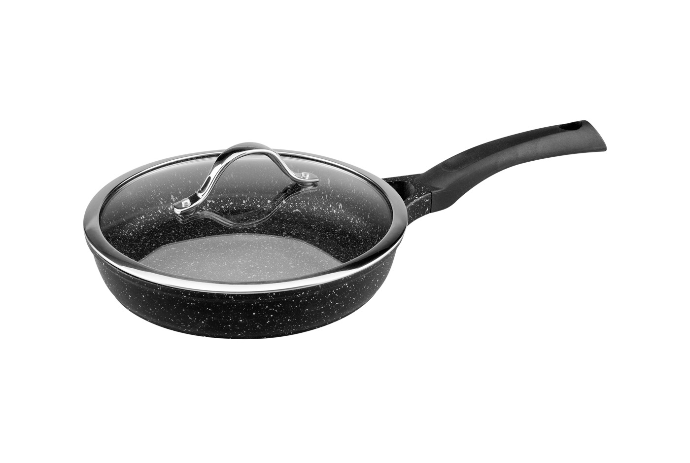 

Сковорода с крышкой VINZER Premium Granite Induction Line 24 см [89454]