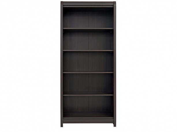 

Книжный шкаф BRW Лорен REG/87 87х198,5х40,5 венге /акация бронз