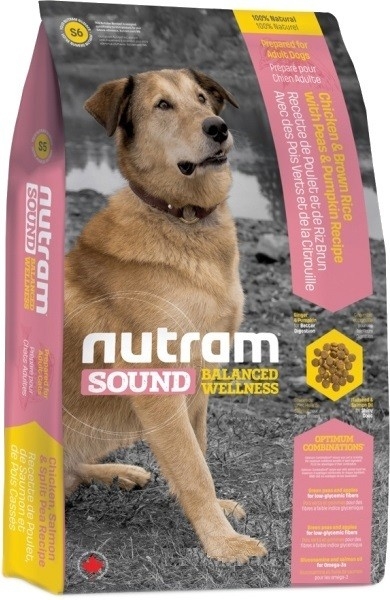 

Сухой корм Nutram S6 Sound Balanced Wellness Adult Dog для взрослых собак средних пород 11,4 кг