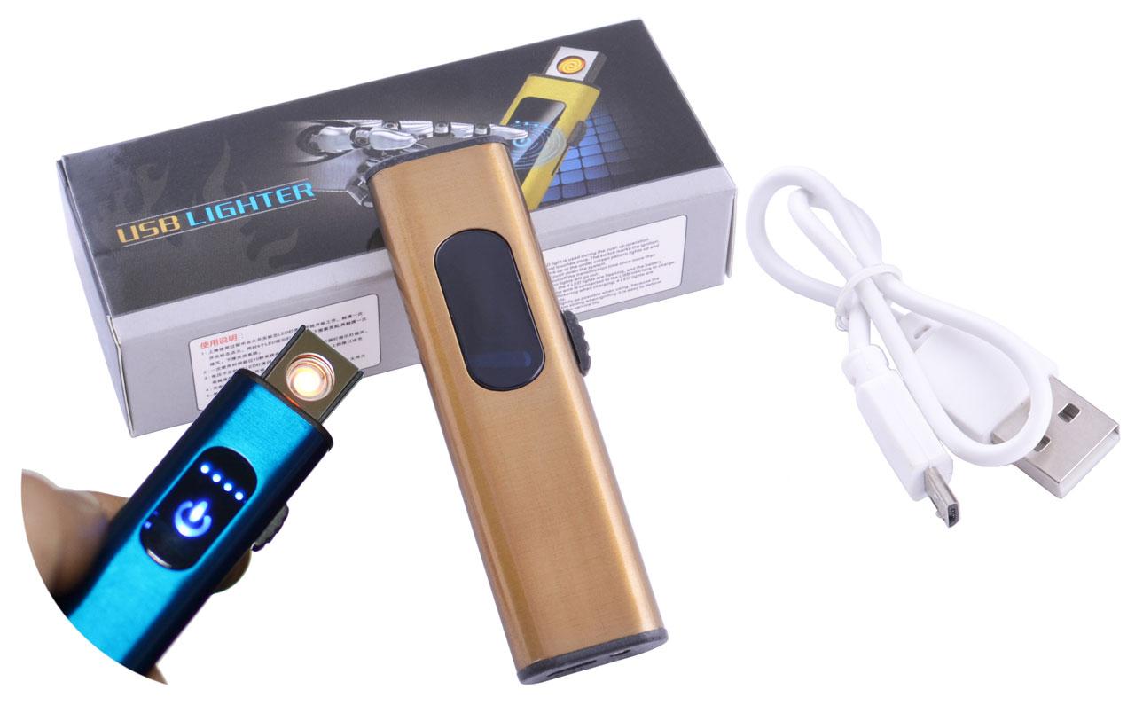 

Электрическая Зажигалка, USB Lighter, Подарочная Упаковка, Gold, Type B